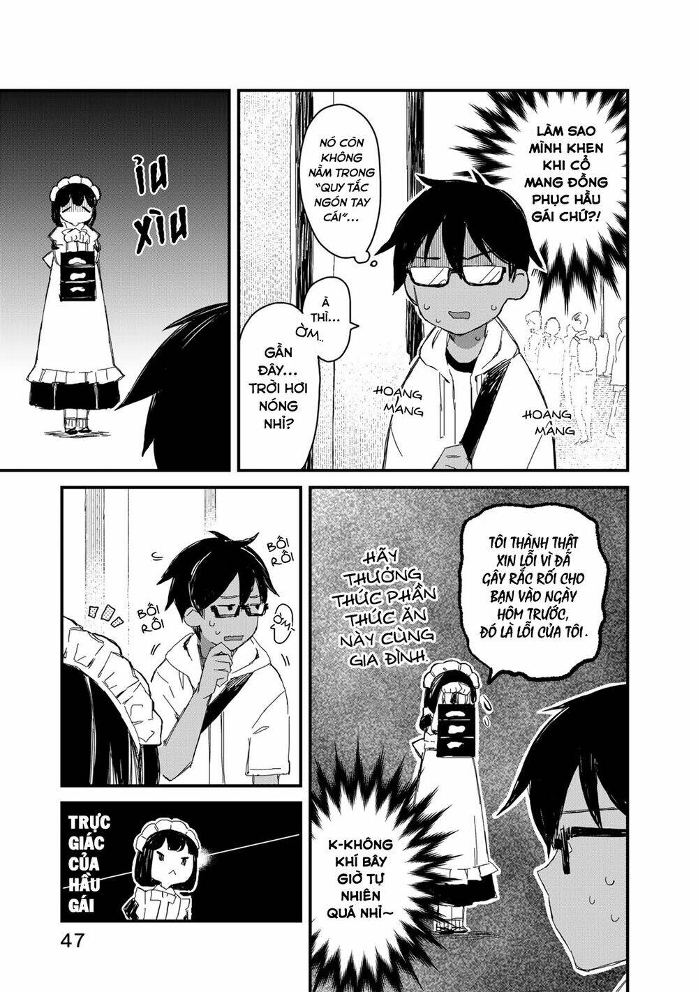 maid-san wa taberu dake chapter 24: bánh kếp - Trang 2